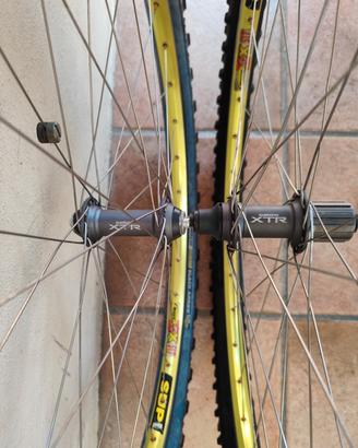 Coppia Ruote Shimano XTR 950 / Mavic Citron