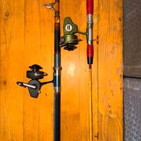 Attrezzatura da pesca vintage