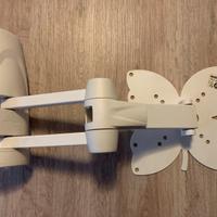 MELICONI Staffa da parete bianca usata