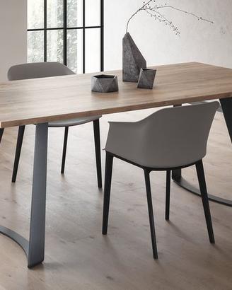 Gambe tavolo in acciaio design moderno