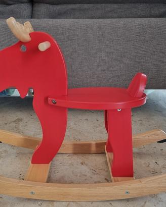Renna cavall a dondolo ikea