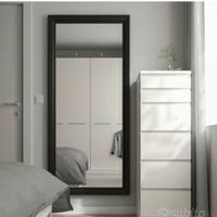 Specchio nero legno design Ikea 