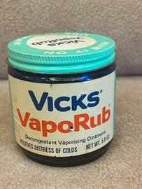 Barattoli di vetro Vicks Vaporub Vintage