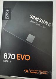 Hard Disk ssd 870 evo 500GB