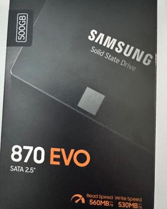 Hard Disk ssd 870 evo 500GB
