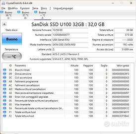 Lotto di 3 dischi rigidi SSD da 32G 64G 120G