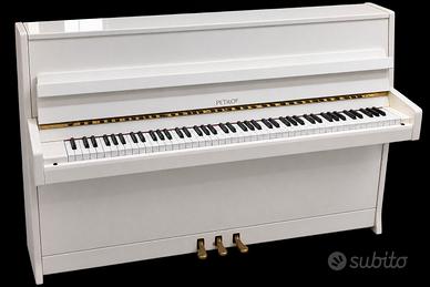 Pianoforte petrof bianco 