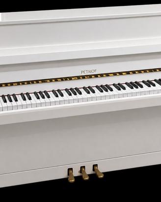 Pianoforte petrof bianco 