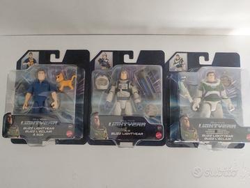 Lotto 3 Action Figure Buzz Lightyear Disney Pixar 