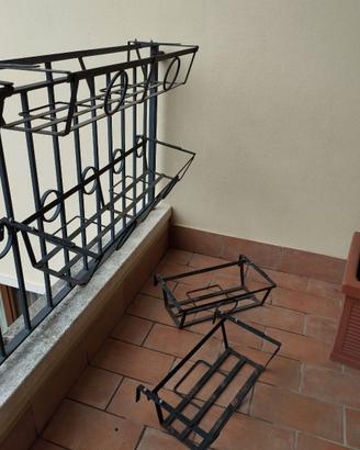 Porta vasi regolabili da errazzo