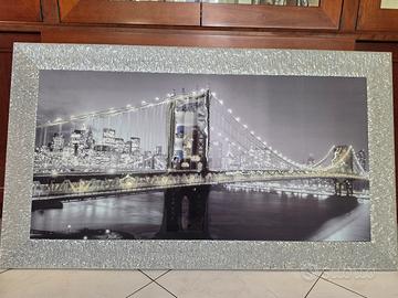 quadro new york ponte di brooklyn