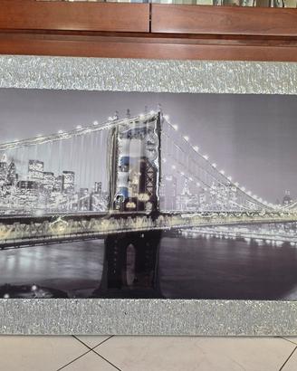 quadro new york ponte di brooklyn