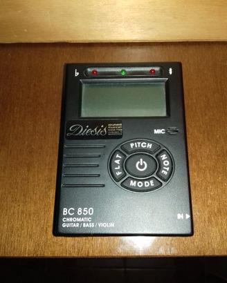 Accordatore basso chitarra elettrico BC850