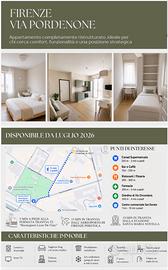 Firenze - Trilocale subito disponibile .1400/mese
