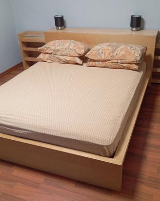 Letto matrimoniale testiera comodini NUOVO