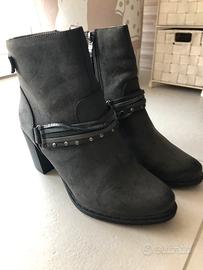 Stivaletto grigio antracite