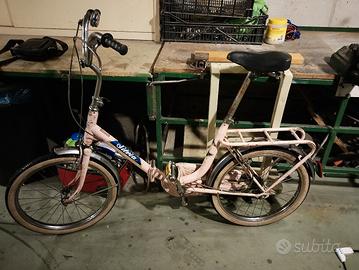 bici donna pieghevole vintage