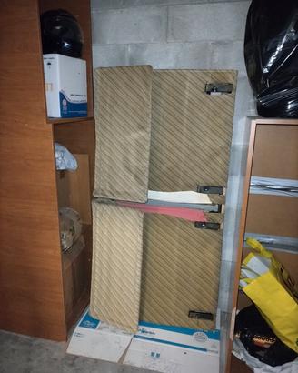 testata letto morbida diassemblata