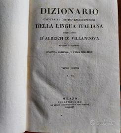 D'Alberti di Villanuova Dizionario 6 vol ediz 1825