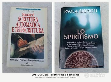 2 Libri Esoterismo Spiritismo_Giovetti/Beverini