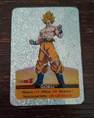 Lamincards Dragon ball Z Goku Super Saiyan platino
