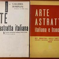 ARTE ASTRATTA cataloghi Art Club e Bompiani Gall.