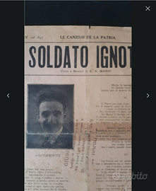 spartito musicale antico vintage anni 40 canti