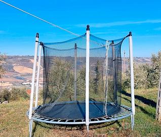 Saltarello trampolino elastico decathlon 240 cm