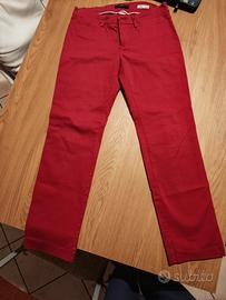 Pantalone rosso donna Tg.44