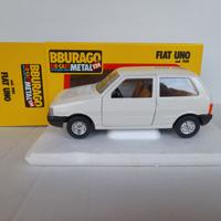MODELLO AUTO FIAT UNO WHITE BURAGO