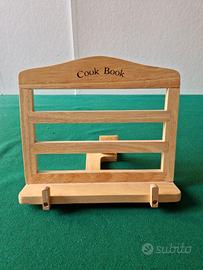 Stand libro di cucina in legno 27x24