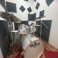 Batteria acustica - Dr. Beat - Con piatti original