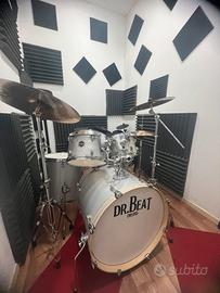 Batteria acustica - Dr. Beat - Con piatti original