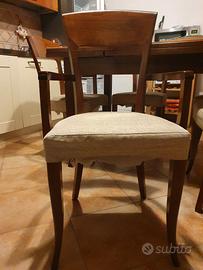 Sedie il legno massello