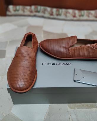 scarpe uomo pelle Giorgio Armani 