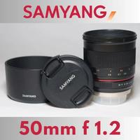 Samyang MF 50mm F1.2  Fuji X-Mount