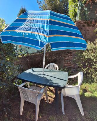 tavolo da giardino in plastica