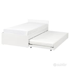Letto singolo con letto estraibile + 2 materassi