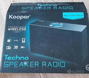 cassa audio con radio