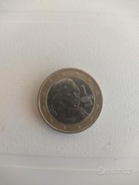 Moneta rara da 1 euro Mozart del 2001