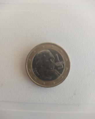 Moneta rara da 1 euro Mozart del 2001