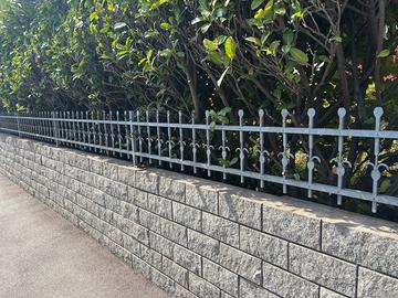 Recinzione in ferro zincato + cancelletto pedonale