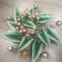 LAMPADARIO “ FOGLIE E FIORI”