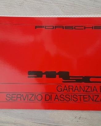 Libretto di istruzioni per Porsche 911 SC
