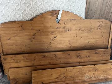 Letto legno con materasso