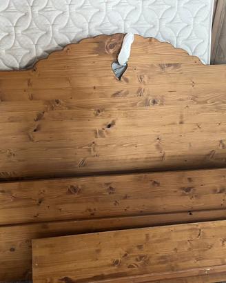 Letto legno con materasso