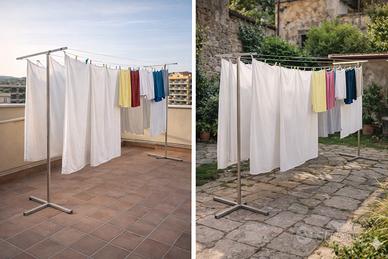 Stendi Biancheria da Esterno professionale 2mt