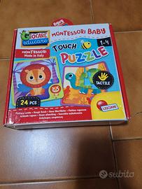 Montessori Baby touch puzzle 1-4