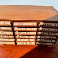 Cassettiera porta minuteria orologeria