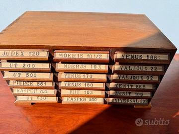 Cassettiera porta minuteria orologeria